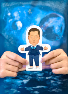 Paper Dolls by Cozy Pouch: Elon Musk