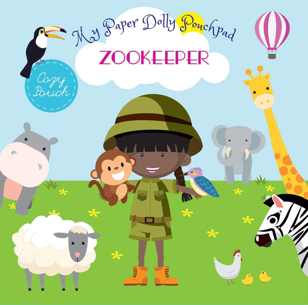 Paper Dolls by Cozy Pouch: ZOOKEEPER